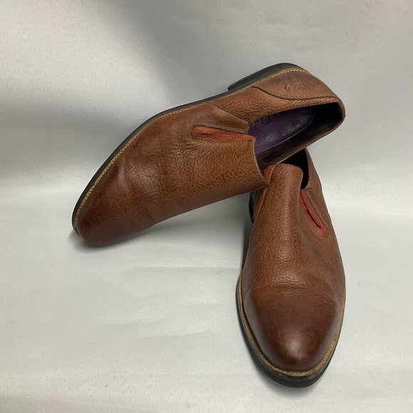 Blackstone Men’s Leather Slip-on Loafer Size 43/9.5-10 US - Picture 4 of 16